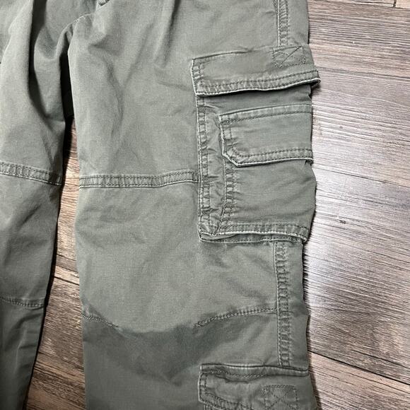 Hollister Y2K Cargo Jogger Pants Olive Green Women XS Epic Flex Grunge Utility - Picture 2 of 10